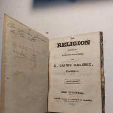 Libros antiguos: LA RELIGIÓN DEMOSTRADA AL ALCANCE DE LOS NIÑOS. Lote 400441014