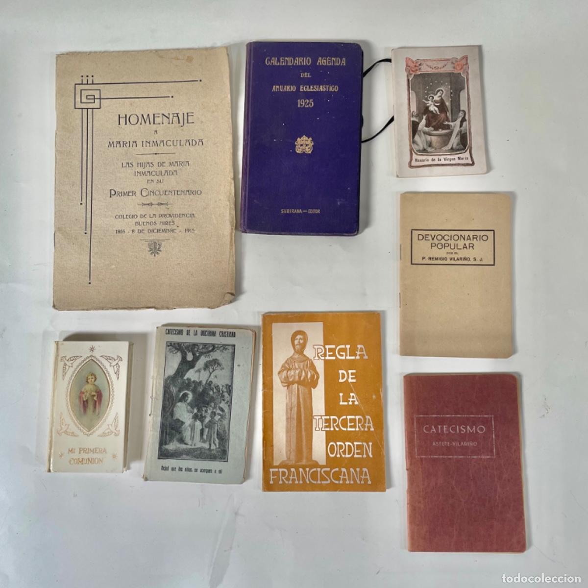 Libros antiguos: 186 piezas variadas de religi&oacute;n - Foto 2