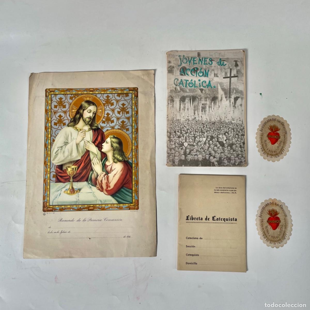 Libros antiguos: 186 piezas variadas de religi&oacute;n - Foto 6