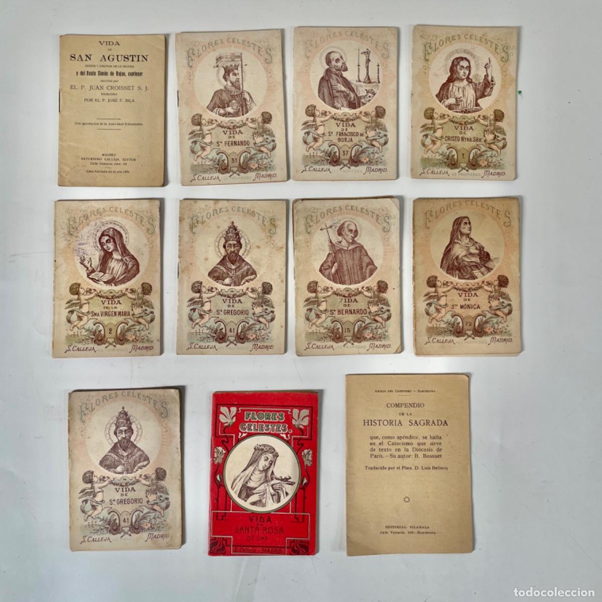 Libros antiguos: 186 piezas variadas de religi&oacute;n - Foto 7