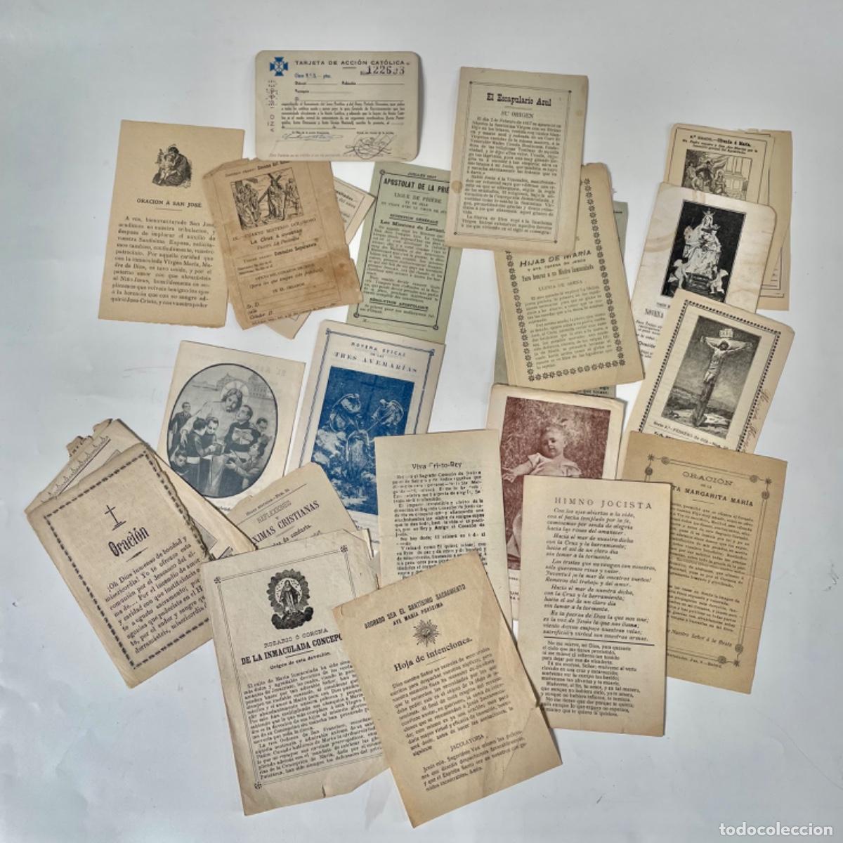 Libros antiguos: 186 piezas variadas de religi&oacute;n - Foto 9