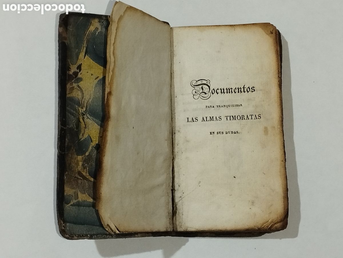 Antiquarische B&uuml;cher: Documentos para tranquilizar las almas timoratas &ndash; Carlo Giuseppe Quadrupani, barnabita 1838