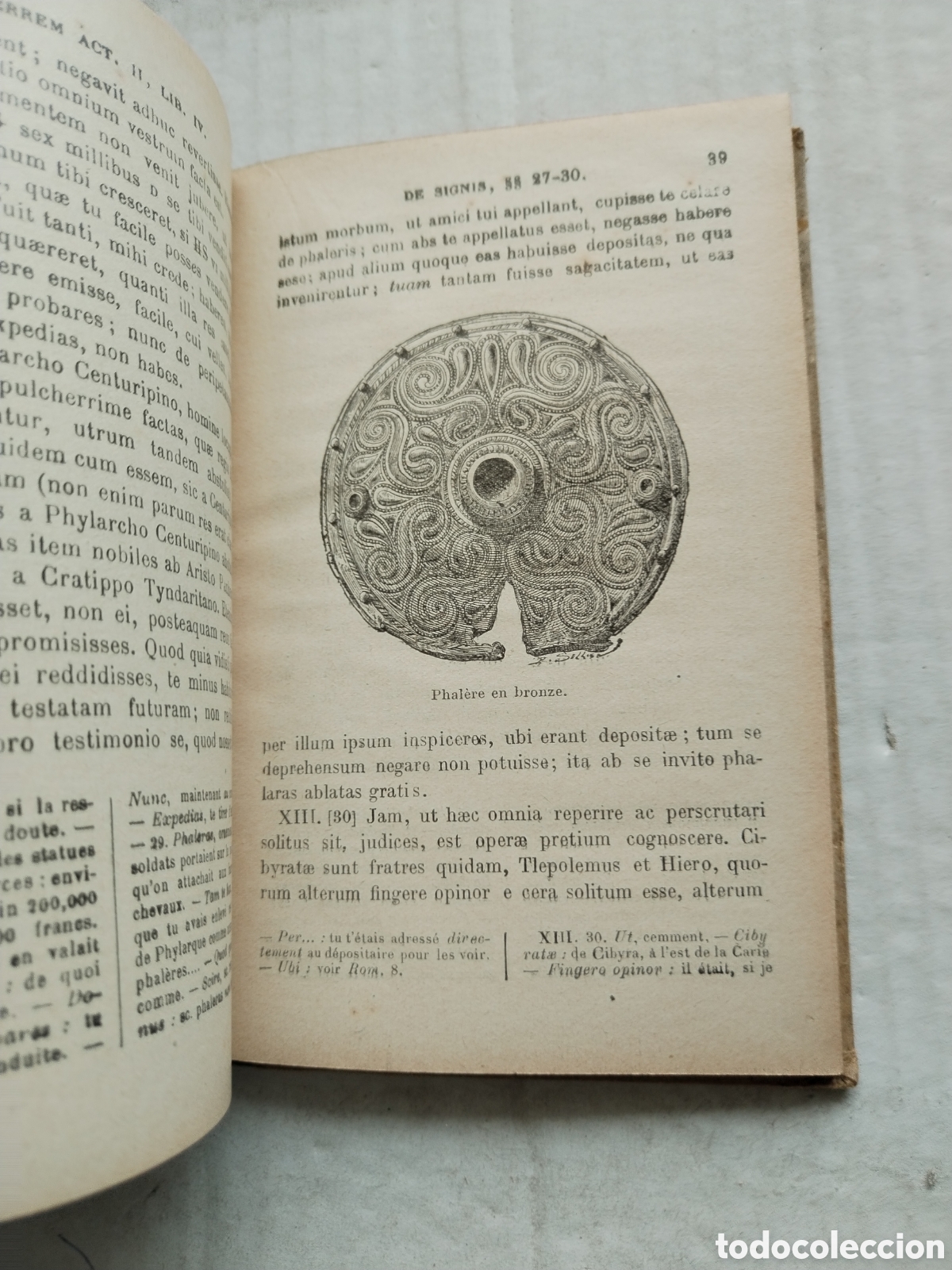 Libros antiguos: ORATIO DE SIGNIS/CICERON - Foto 4