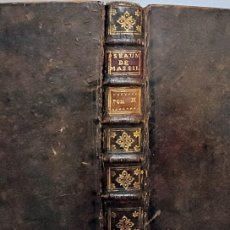 Libros antiguos: AÑO 1747: SENTIMIENTOS DE UN ALMA TOCADA POR DIOS. LIBRO DE MASSILLON DEL SIGLO XVIII. ELEGANTE LOMO. Lote 401556839
