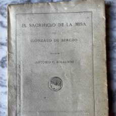 Libros antiguos: EL SACRIFICIO DE LA MISA. Lote 402181749