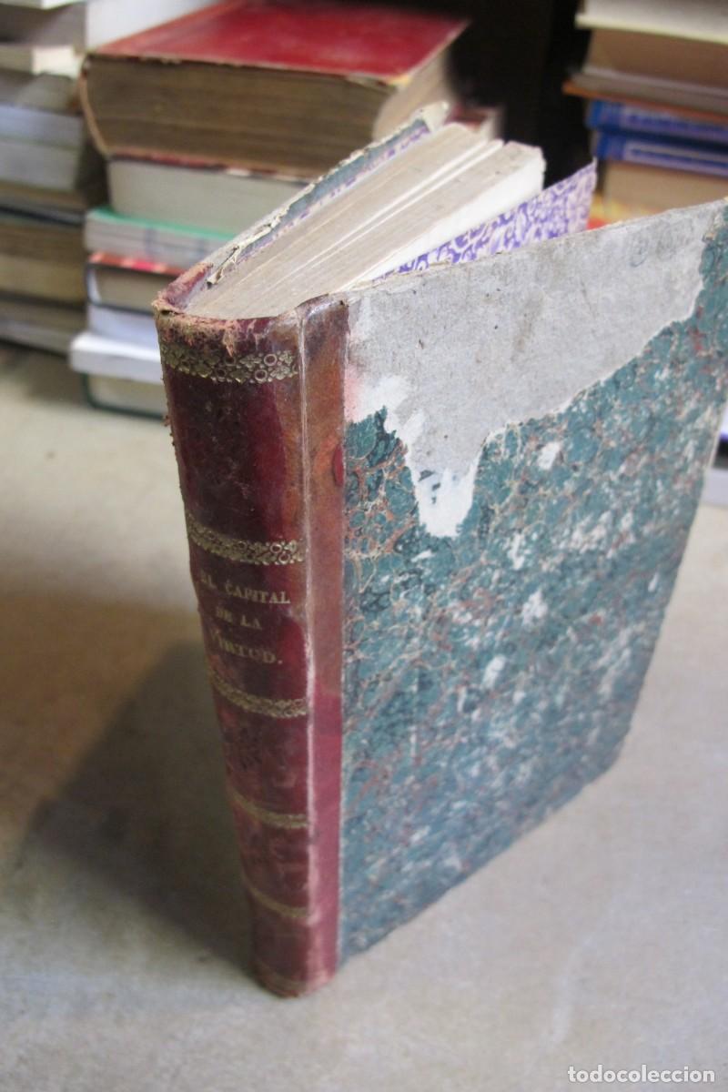Libros antiguos: EL CAPITAL DE LA VIRTUD. DO&Ntilde;A ANGELA GRASSI. 1876