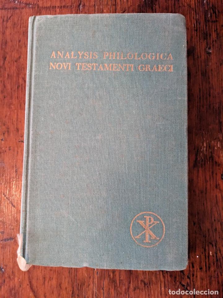 analysis philologica - novi testamenti graeci - - Buy Antique