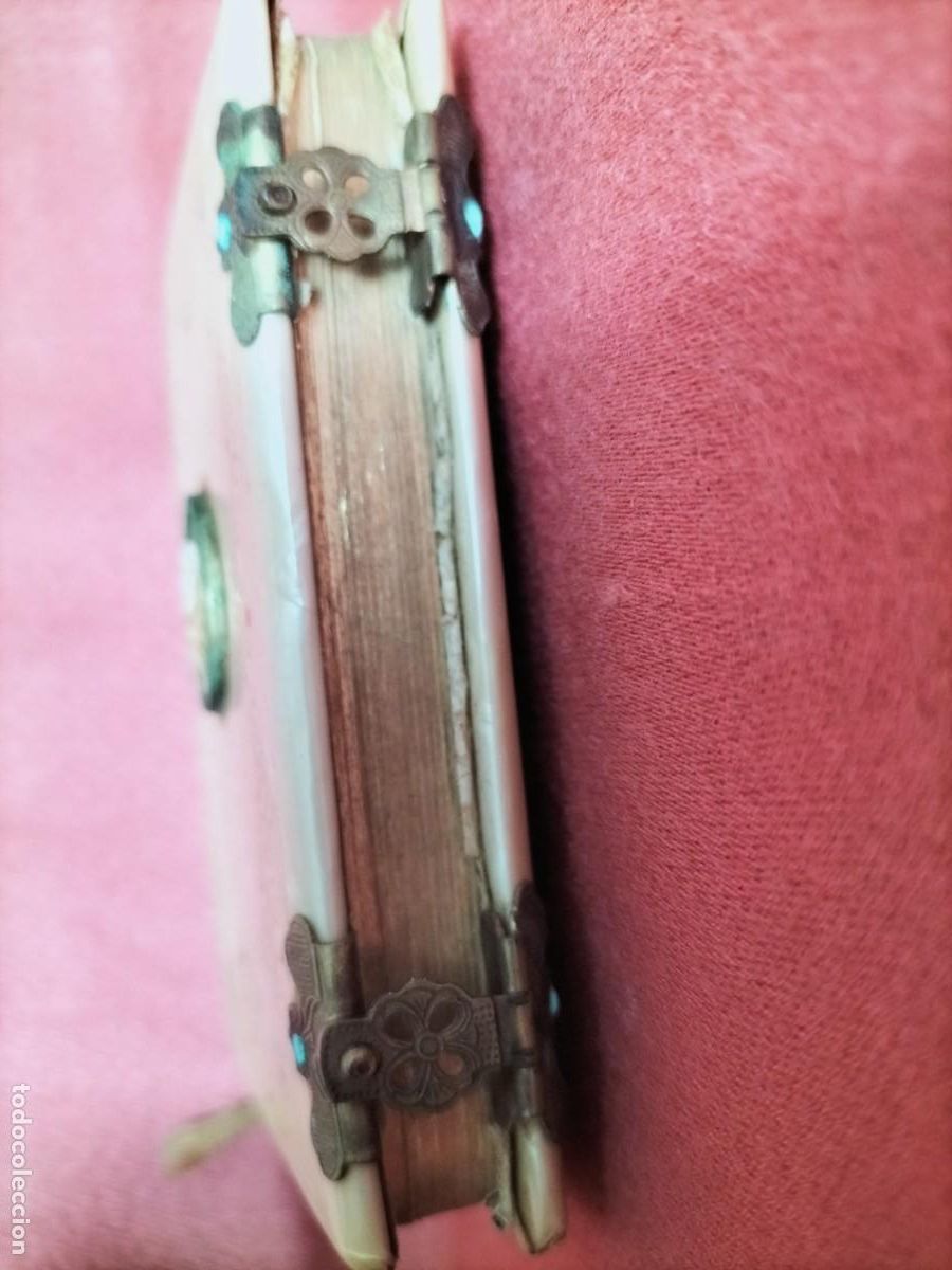 Libros antiguos: Libro de misa de la primera comunion con relieve del corazon de jesus - Foto 4