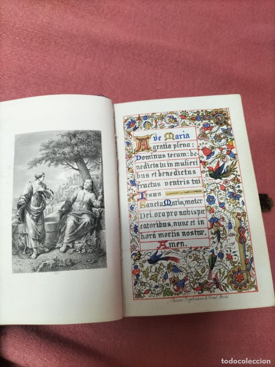 Libros antiguos: Libro de misa de la primera comunion con relieve del corazon de jesus - Foto 5