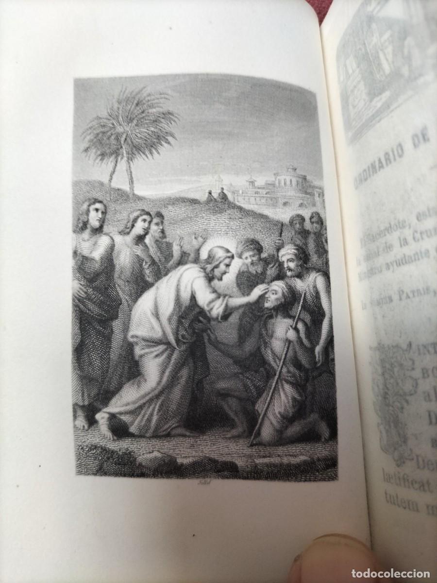 Libros antiguos: Libro de misa de la primera comunion con relieve del corazon de jesus - Foto 11