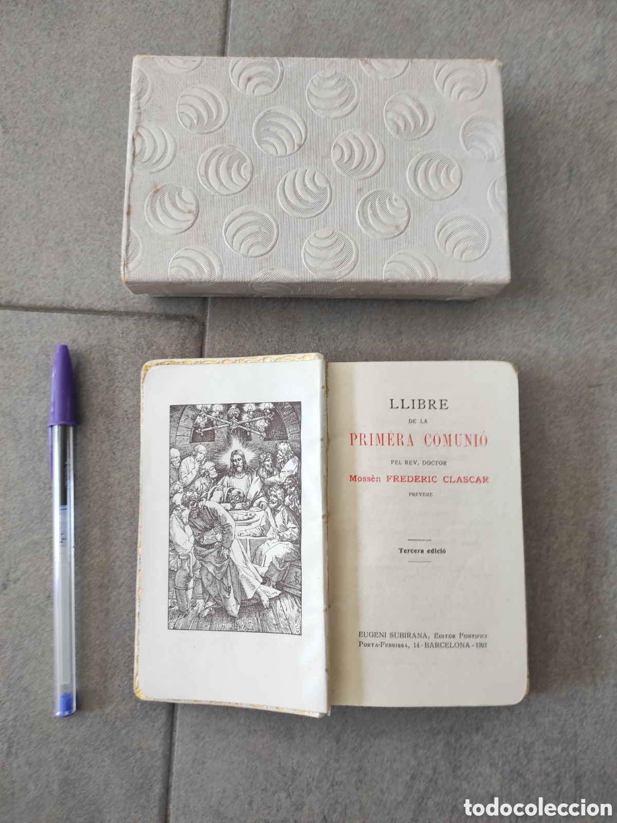 Libros antiguos: Primera comuni&oacute;, Frederic clascar. Ed 1921 - Foto 1