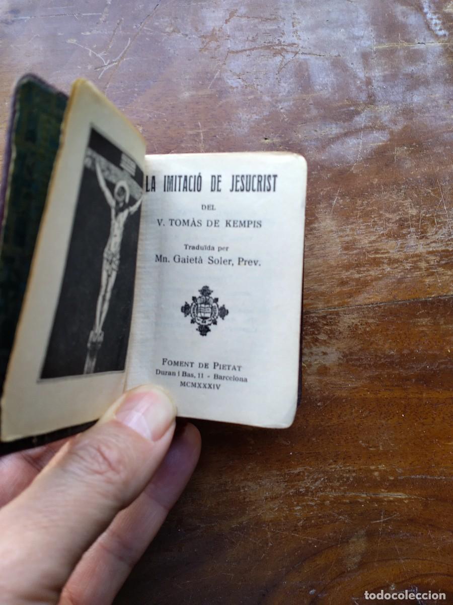 Libros antiguos: La imitaci&oacute; de Jesucrist 1934 - Foto 3