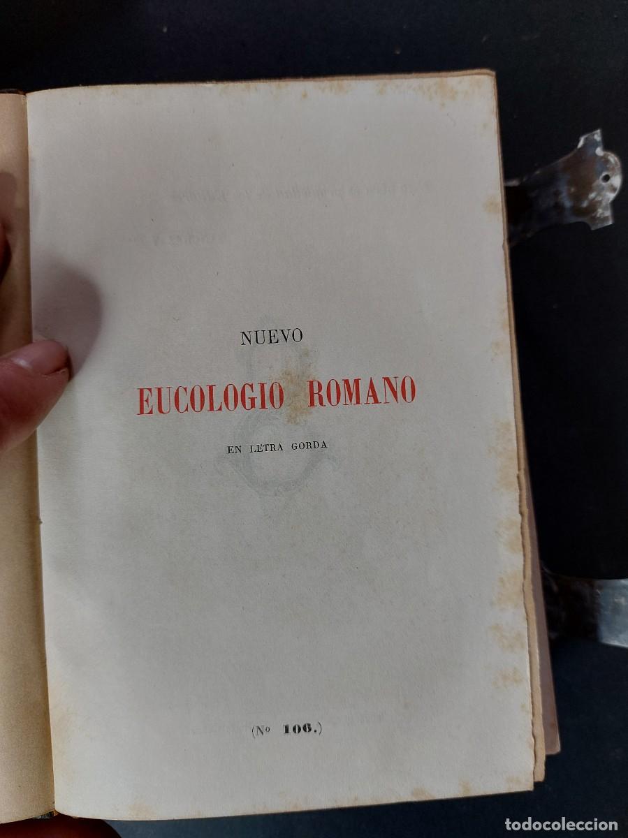 Libros antiguos: Eucologio romano - 1876 - Foto 2