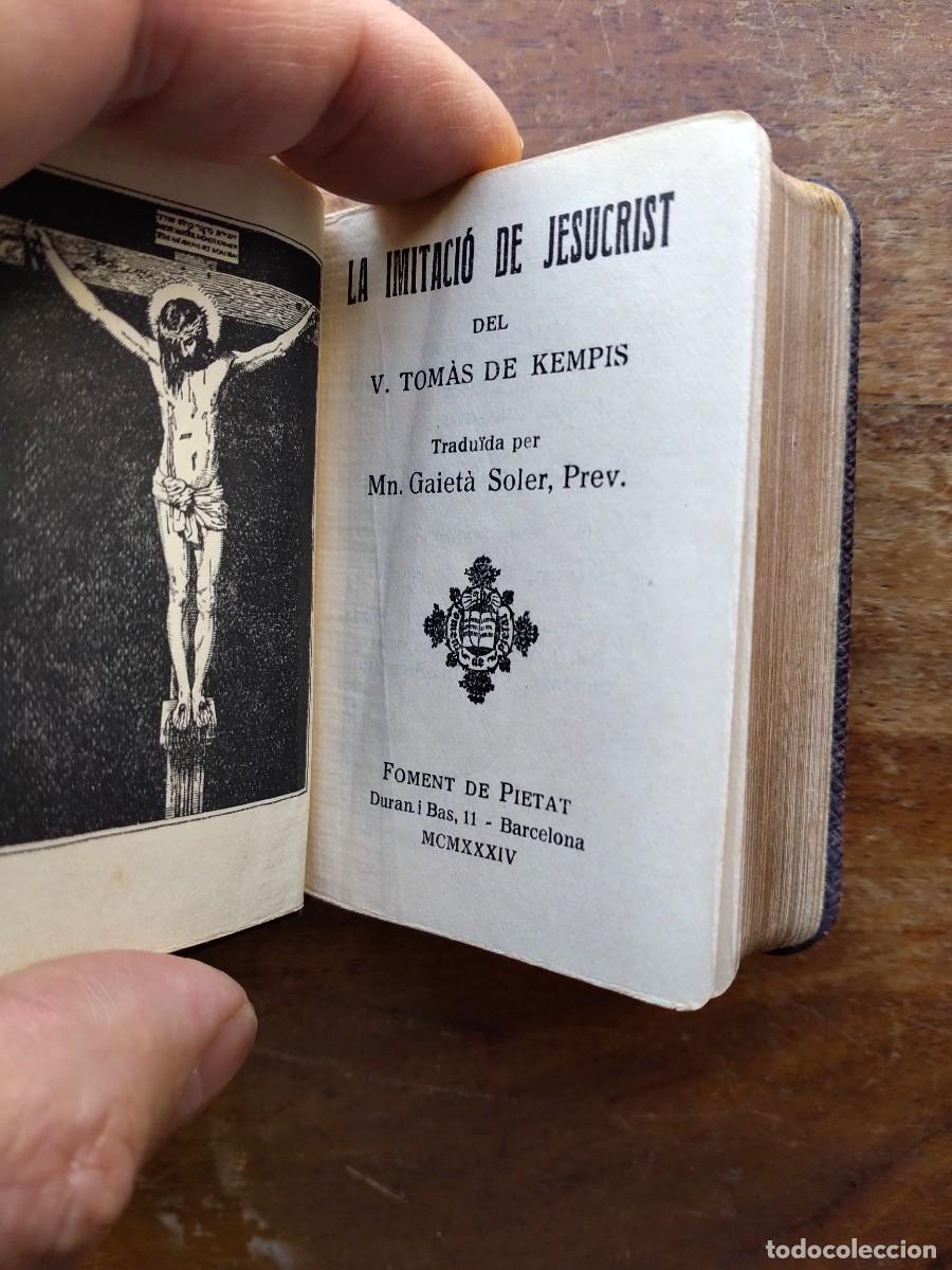 Libros antiguos: La imitaci&oacute; de Jesucrist 1934 mini - Foto 3