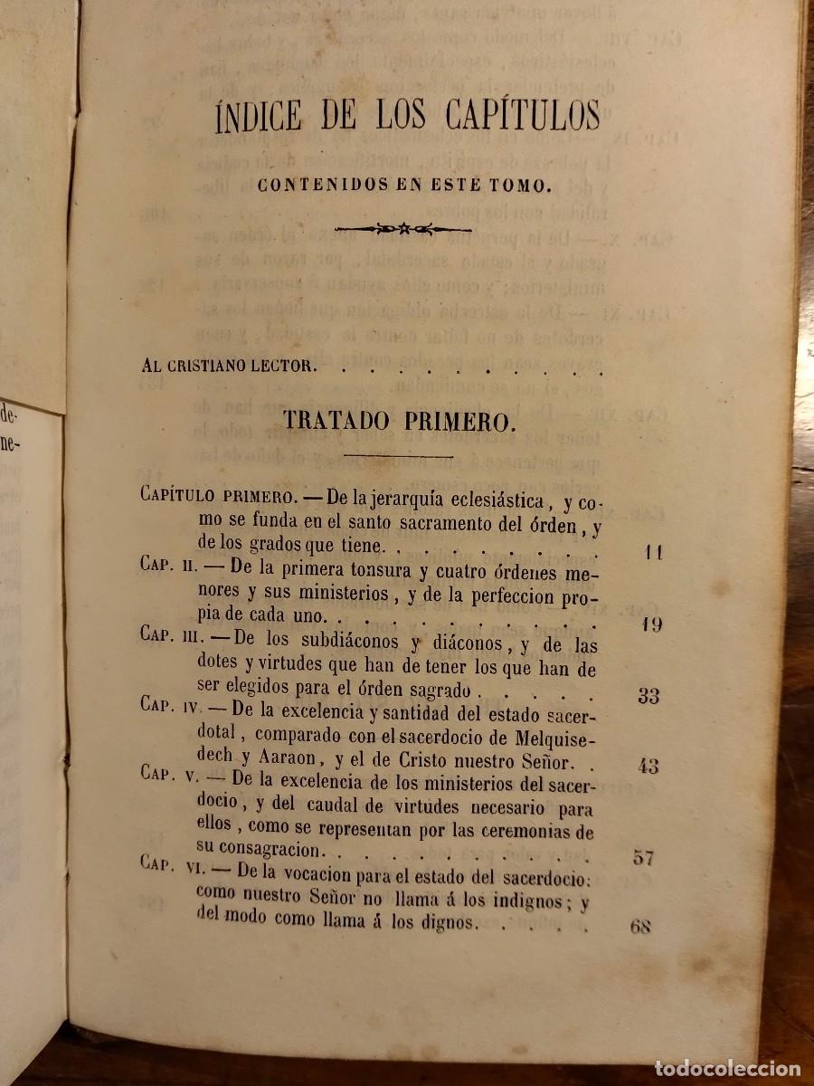 Libros antiguos: Tratado de la perfecci&oacute;n 1873 - Foto 8