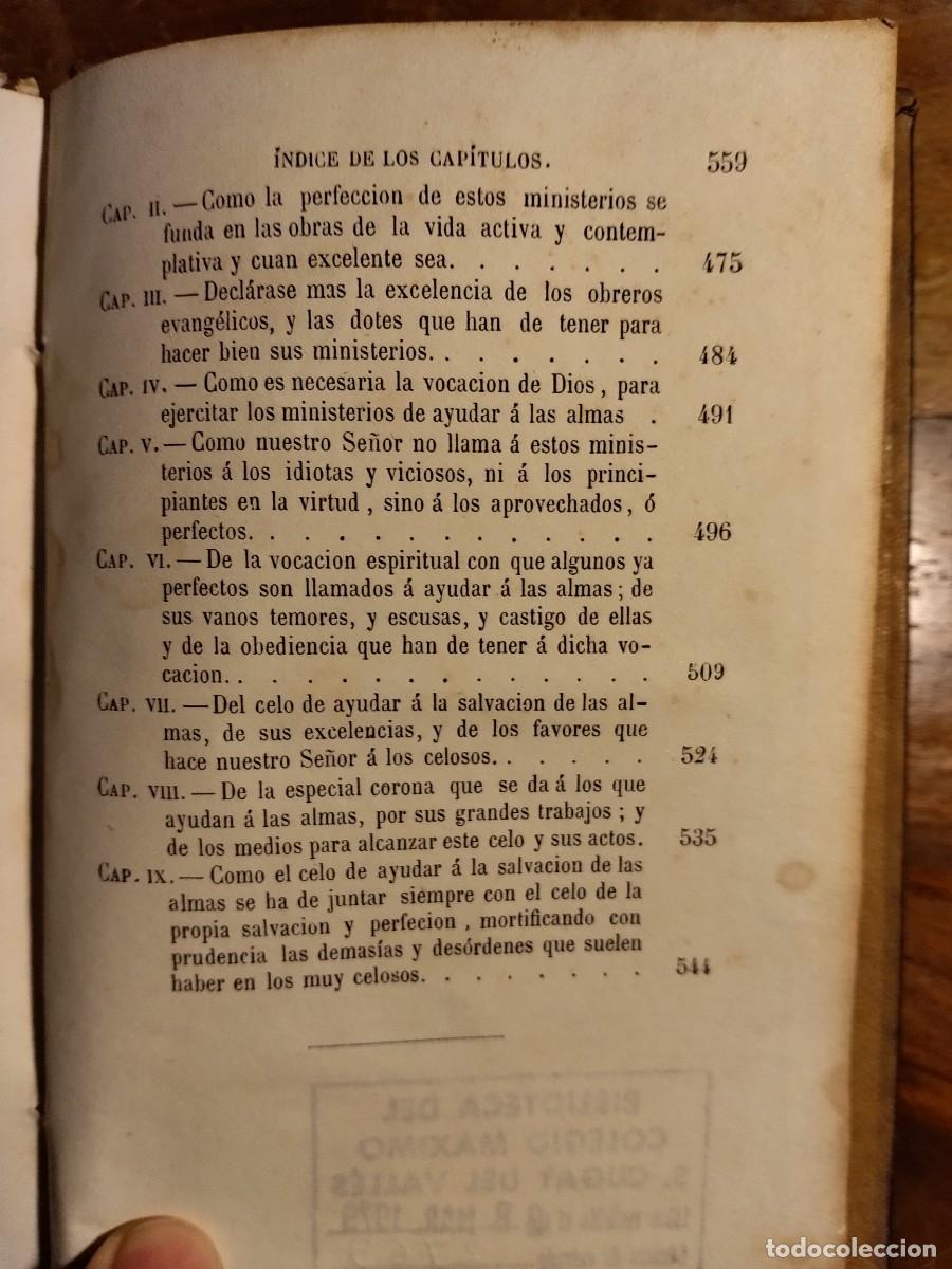 Libros antiguos: Tratado de la perfecci&oacute;n 1873 - Foto 12
