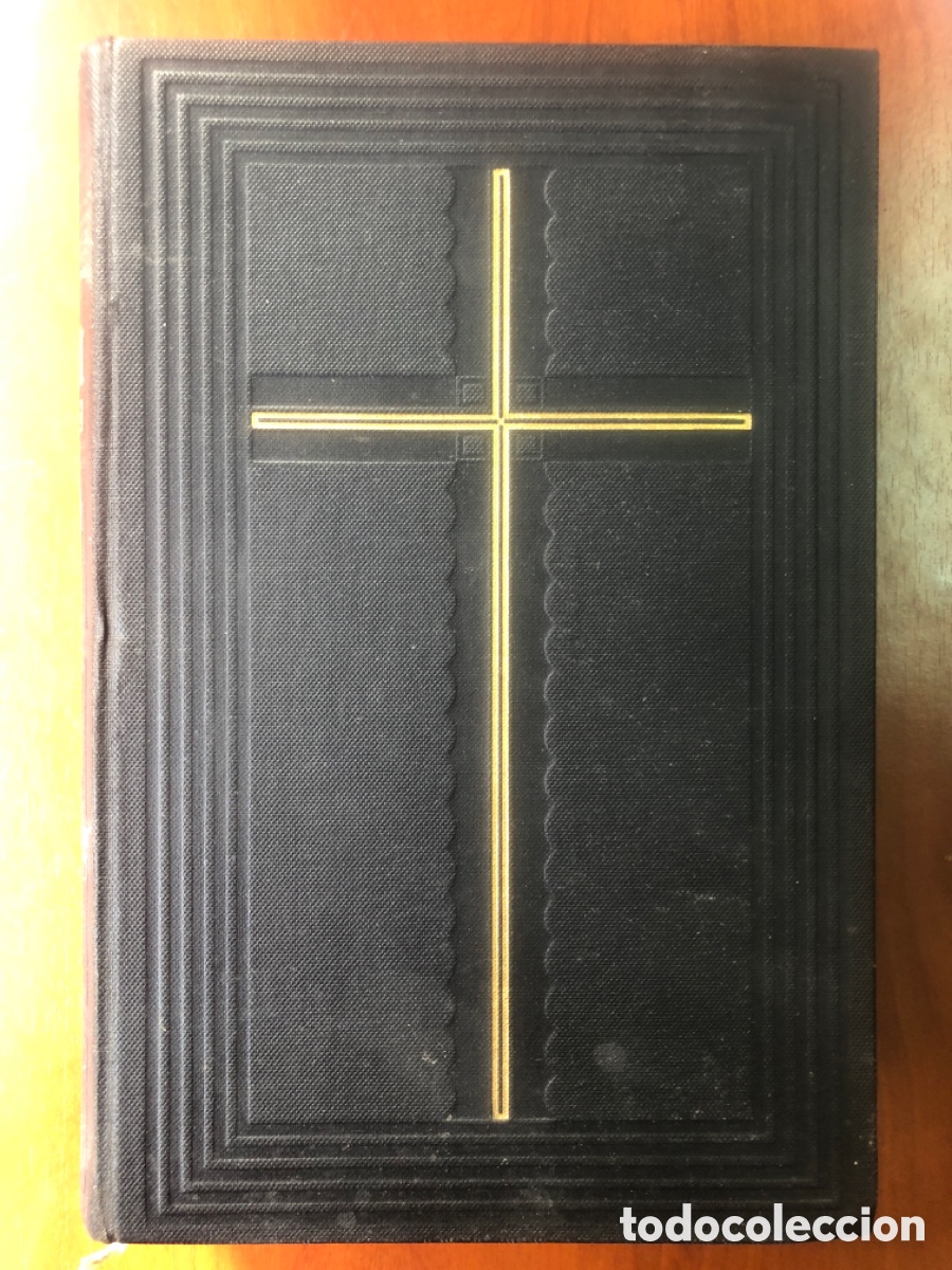 Livres anciens: BIBLIA ALEMANA A&Ntilde;OS 30 -SAS NEVE TESTAMEN UNSER- CON GRABADOS Y FUNDA.