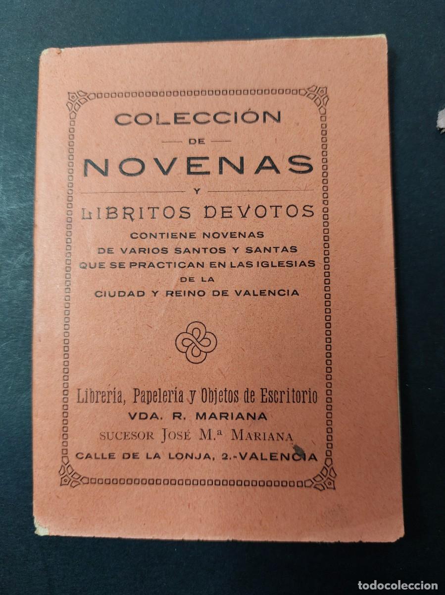 Livros antigos: Coleccion de novenas- novena al patriarca san Jose- valencia