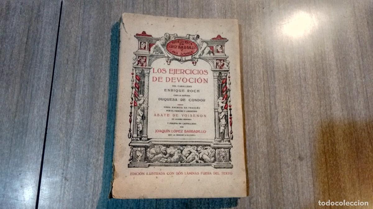 Libros antiguos: ABATE DE VOISENON - LOS EJERCICIOS DE DEVOCION - Foto 1