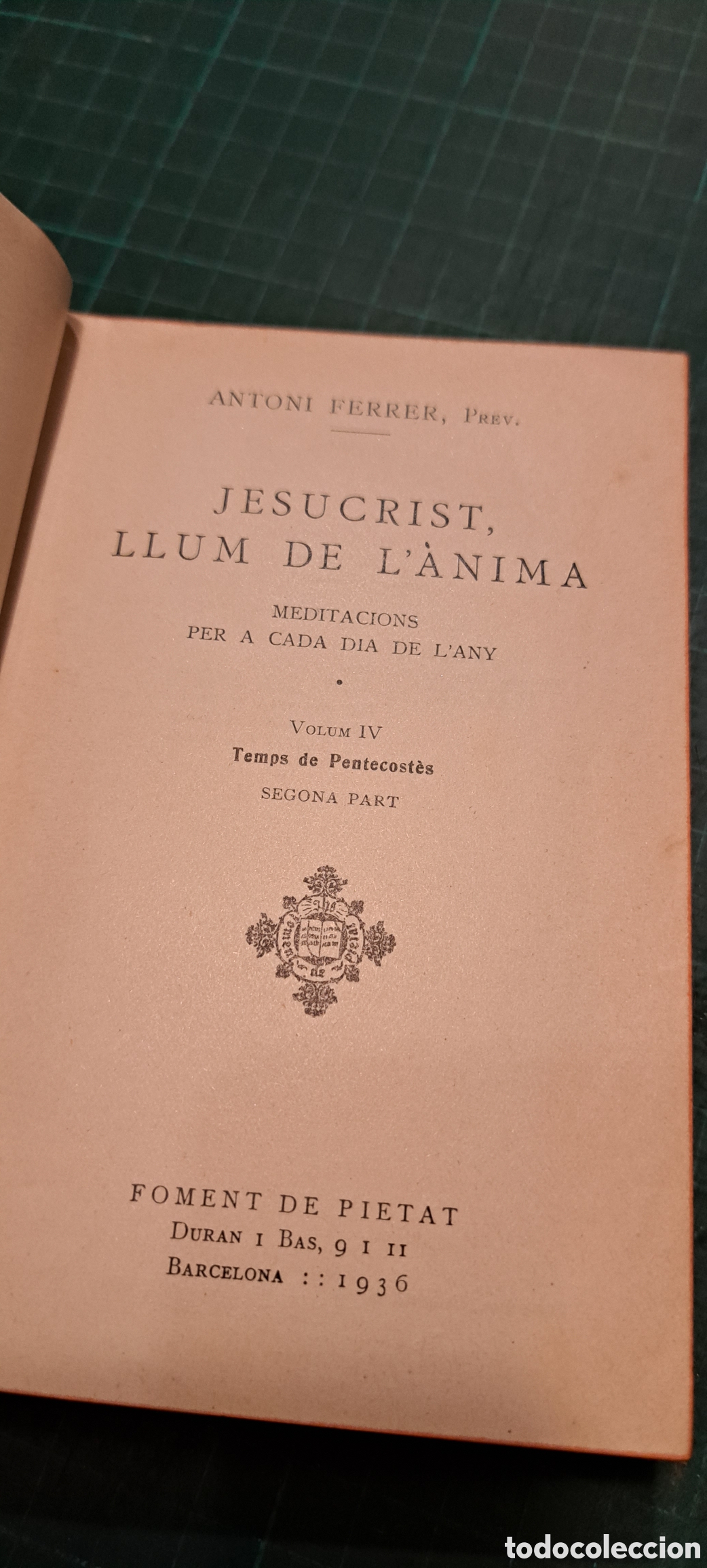 Libros antiguos: Devocionari y Meditacions - Foto 5