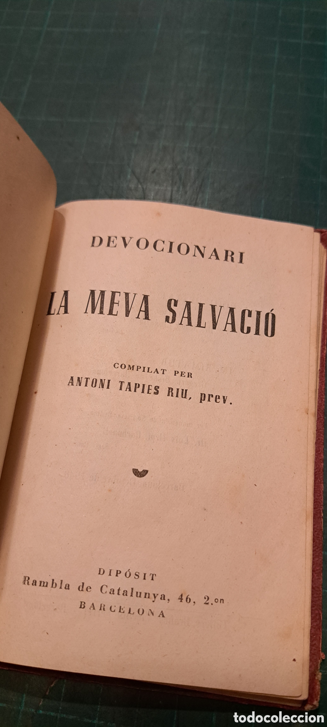 Libros antiguos: Devocionari y Meditacions - Foto 10