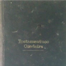 Libros antiguos: TESTAMENTU ZAR TA BERRICO CONDAIRA. APAIZ FRANCISCO IGNACIO LARDIZABAL.