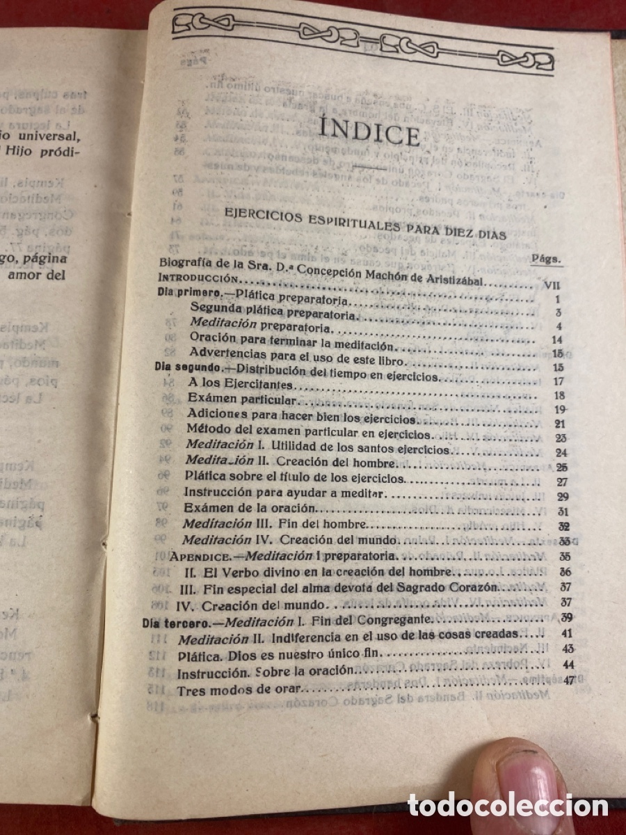 Libros antiguos: EJERCICIOS ESPIRITUALES 1921 - Foto 3