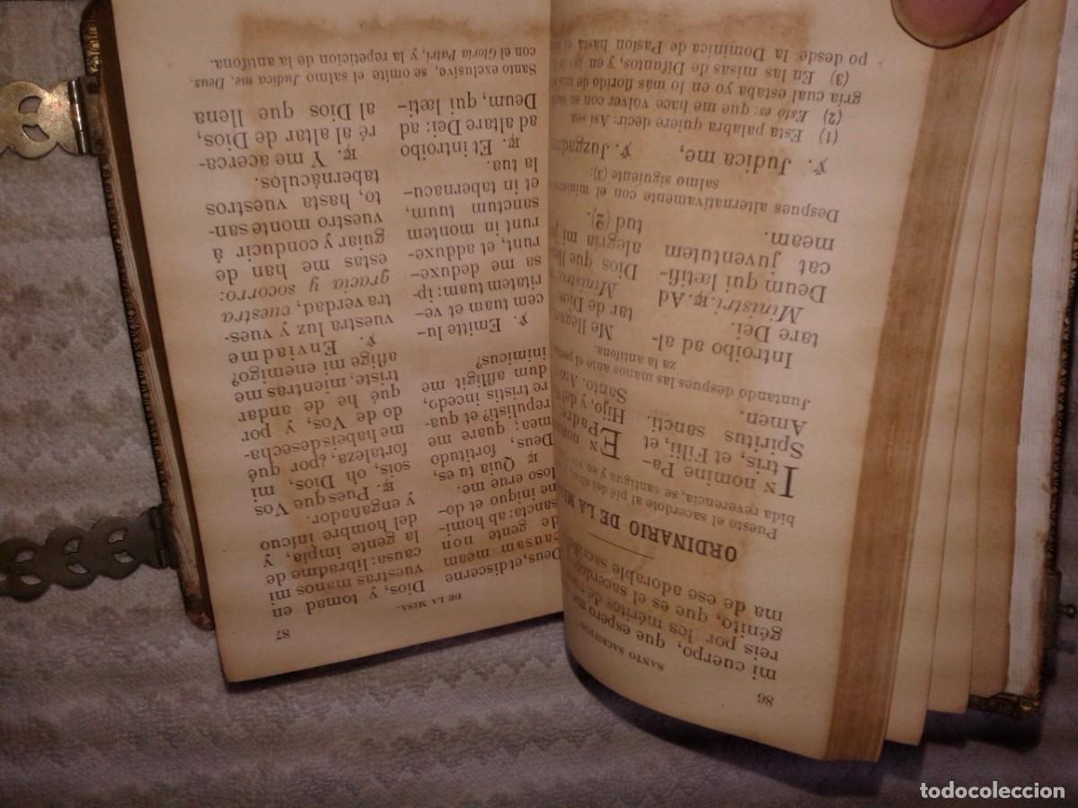 Libros antiguos: EUCOLOGIO ROMANO 1879, B18 - Foto 9