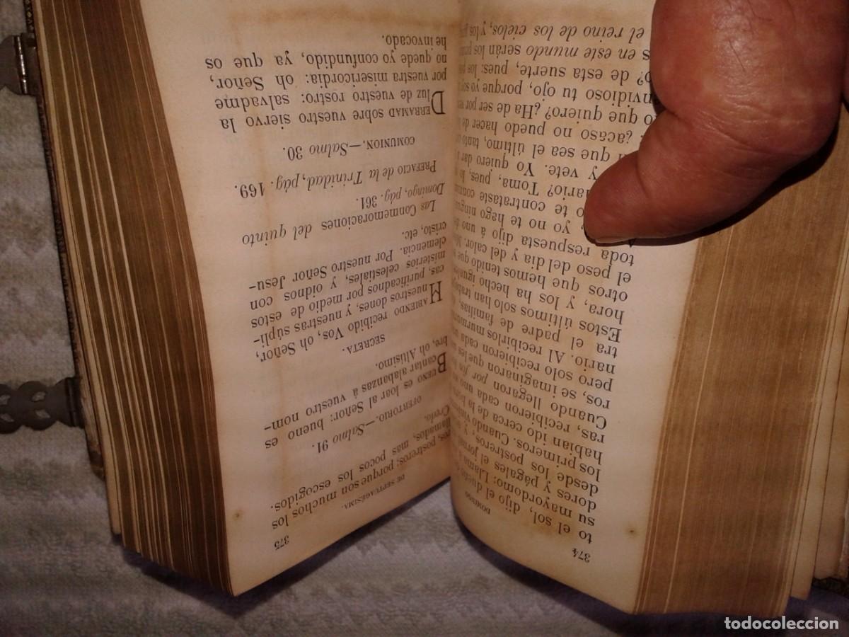 Libros antiguos: EUCOLOGIO ROMANO 1879, B18 - Foto 10