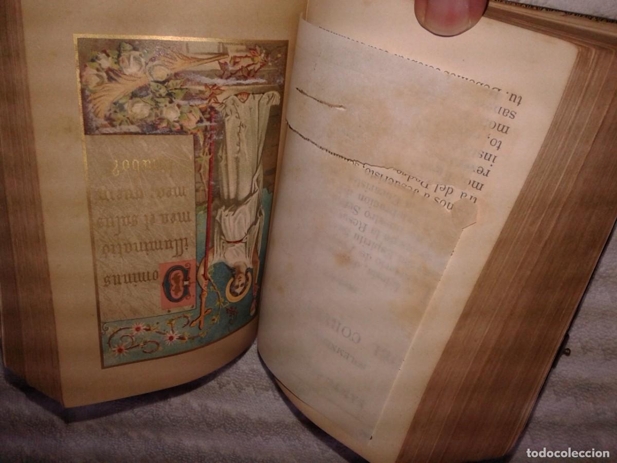Libros antiguos: EUCOLOGIO ROMANO 1879, B18 - Foto 12