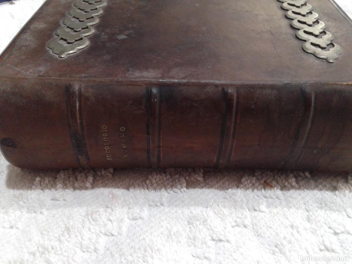 Libros antiguos: EUCOLOGIO ROMANO 1879, B18 - Foto 16