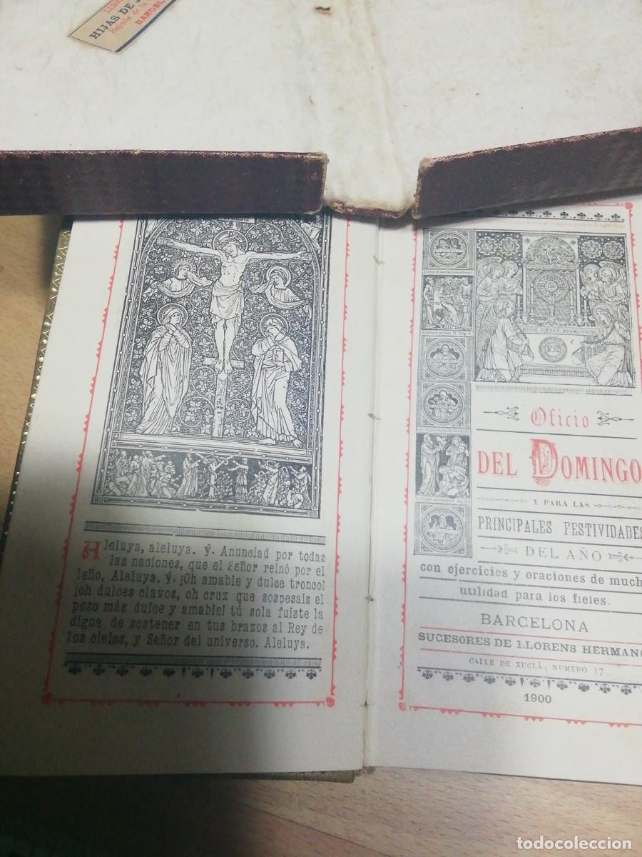 Libros antiguos: * OFICIO DEL DOMINGO. 1900 ( M-25/b) - Foto 2