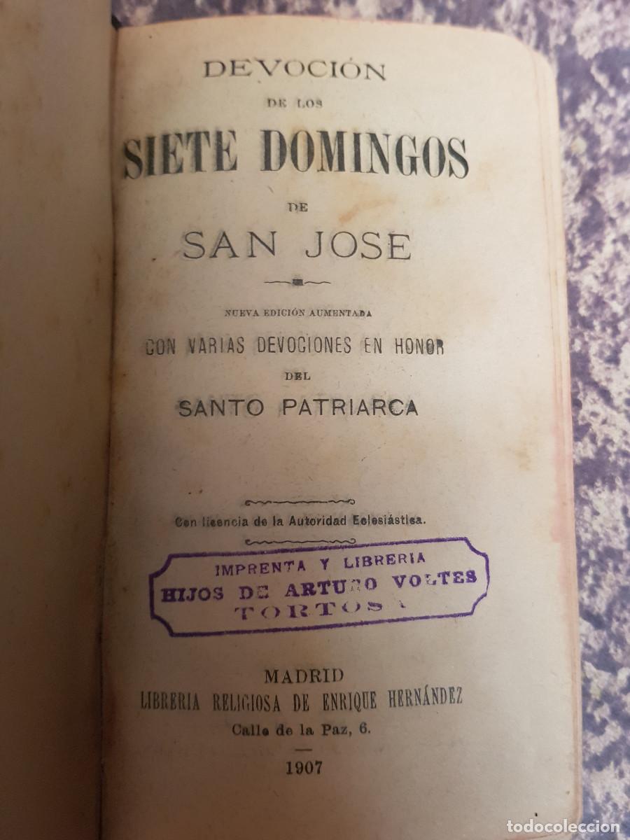 Libros antiguos: SIETE DOMINGOS -A&Ntilde;O 1907 - Foto 1