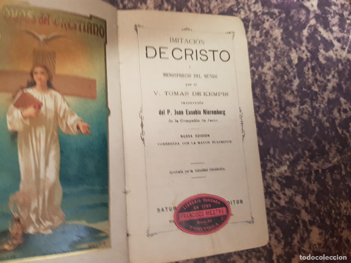 Libros antiguos: IMITACION DE CRISTO -A&Ntilde;O - Foto 1