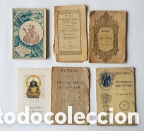 Libros antiguos: LOTE DE 6 NOVENAS - Foto 1