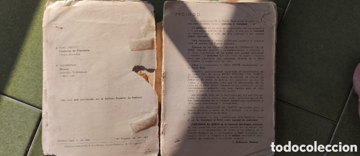 Libros antiguos: CANTEMOS AL SE&Ntilde;OR 1965. 5 edicion - Foto 6