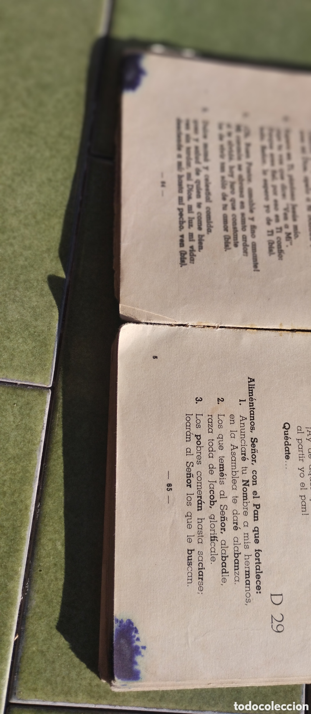 Libros antiguos: CANTEMOS AL SE&Ntilde;OR 1965. 5 edicion - Foto 7