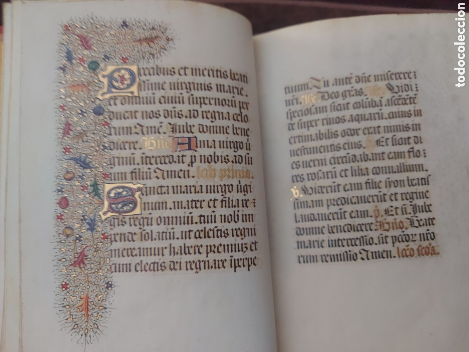 Libros antiguos: Libro de Horas del Marqu&eacute;s de Dos Aguas. 2VOL. FACSIMIL - Foto 5