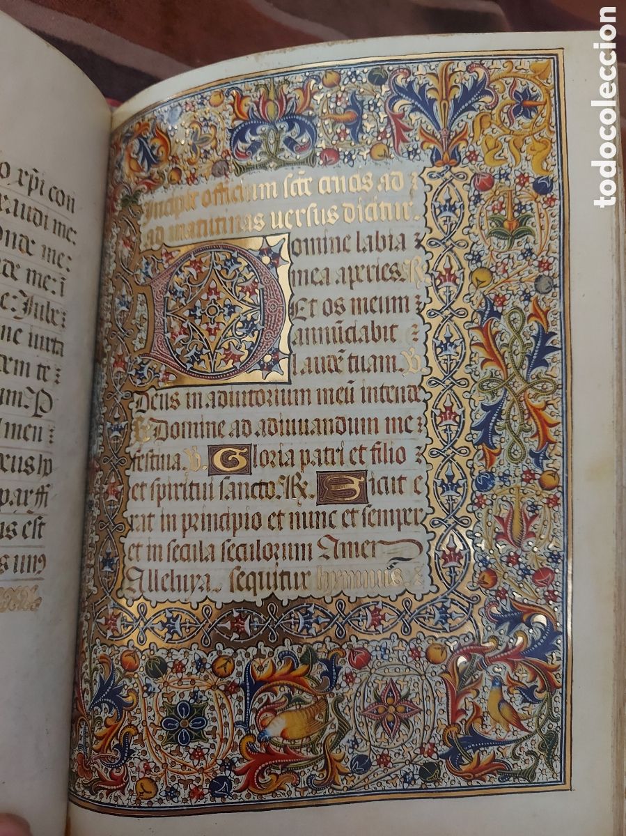 Libros antiguos: Libro de Horas del Marqu&eacute;s de Dos Aguas. 2VOL. FACSIMIL - Foto 6