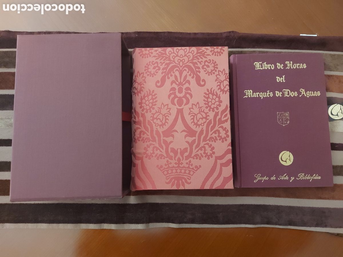 Libros antiguos: Libro de Horas del Marqu&eacute;s de Dos Aguas. 2VOL. FACSIMIL - Foto 1