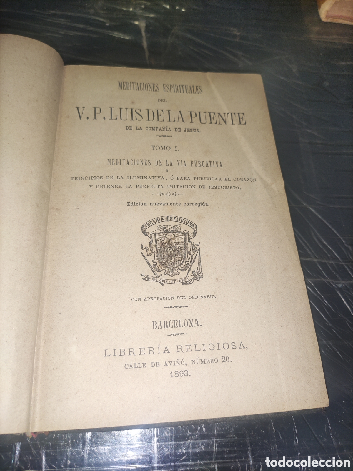 Libros antiguos: Meditaciones Espirituales. - Foto 2