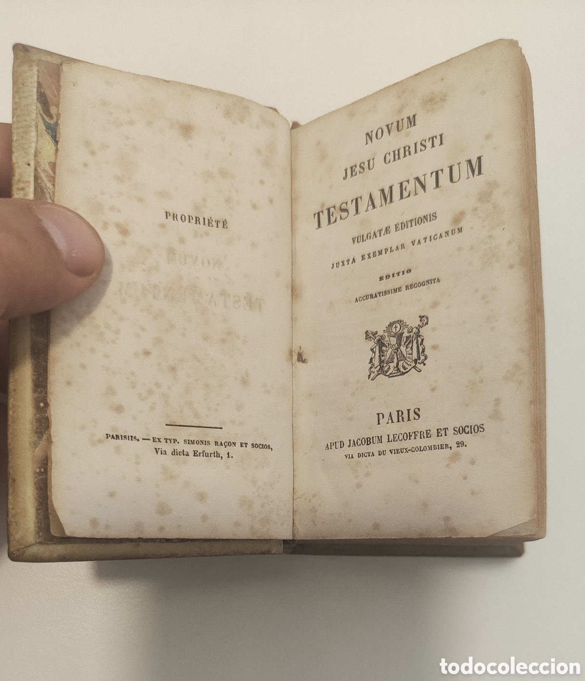 Libros antiguos: Novum Testamentum - Foto 5