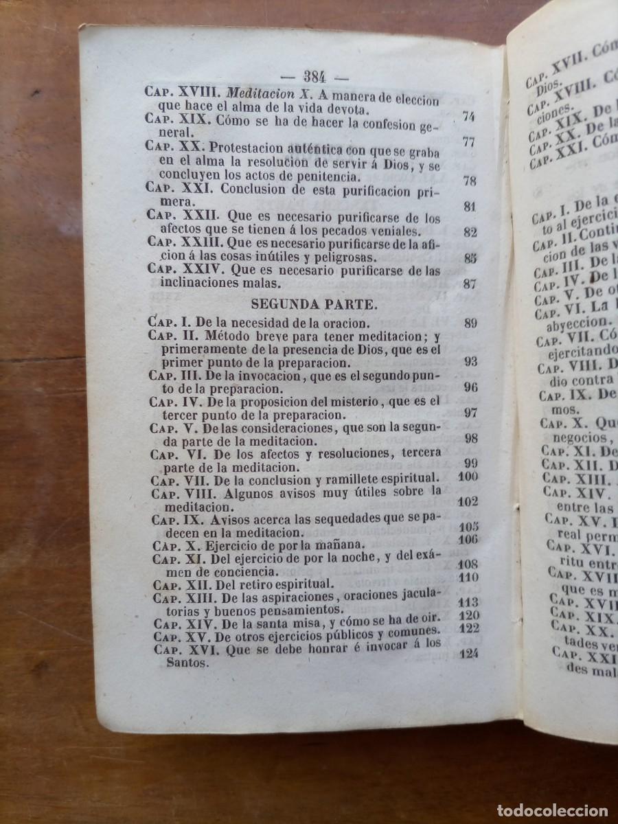 Libros antiguos: Introducci&oacute;n a la vida devota 1859 - Foto 8