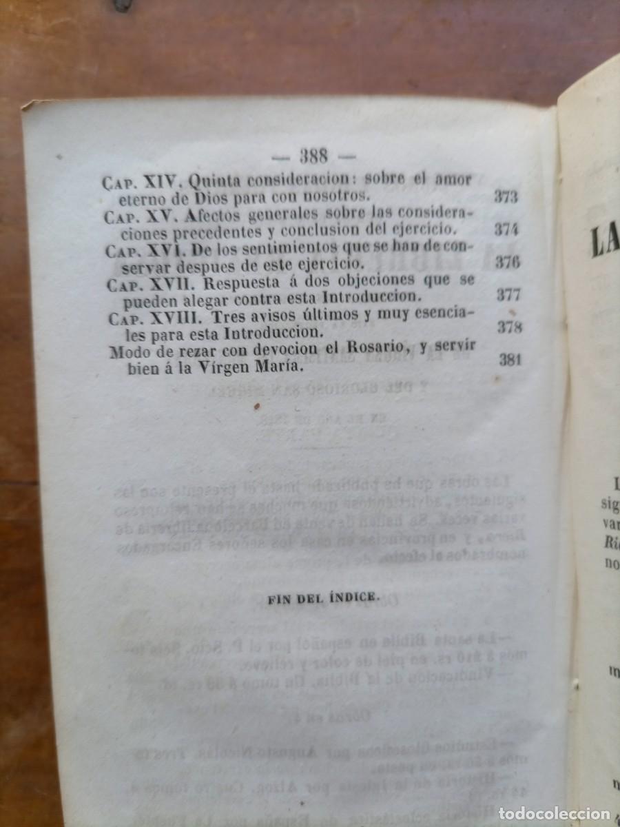 Libros antiguos: Introducci&oacute;n a la vida devota 1859 - Foto 12