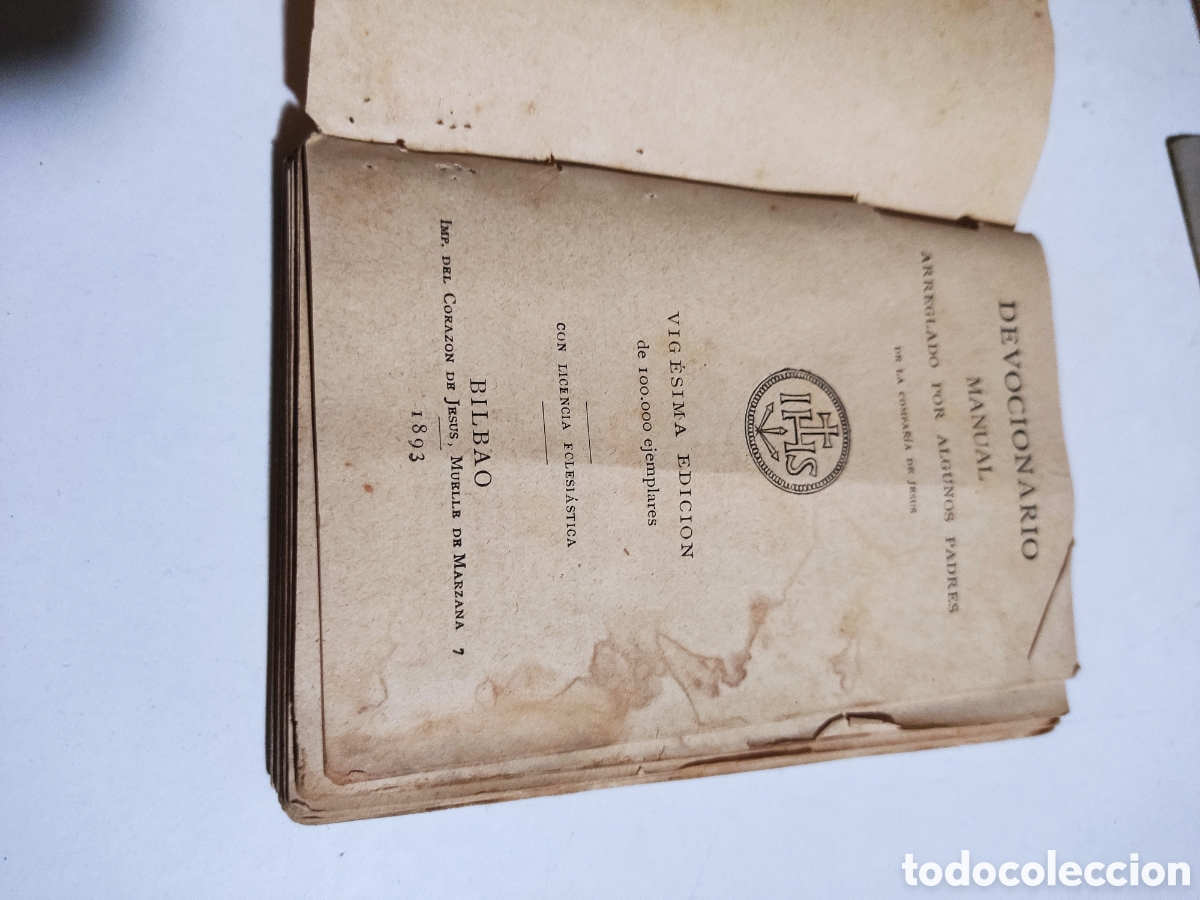 Libros antiguos: Librito devocionario 1893 ejercicio cotidiano - Foto 4