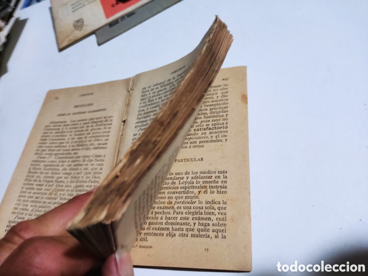 Libros antiguos: Librito devocionario 1893 ejercicio cotidiano - Foto 9
