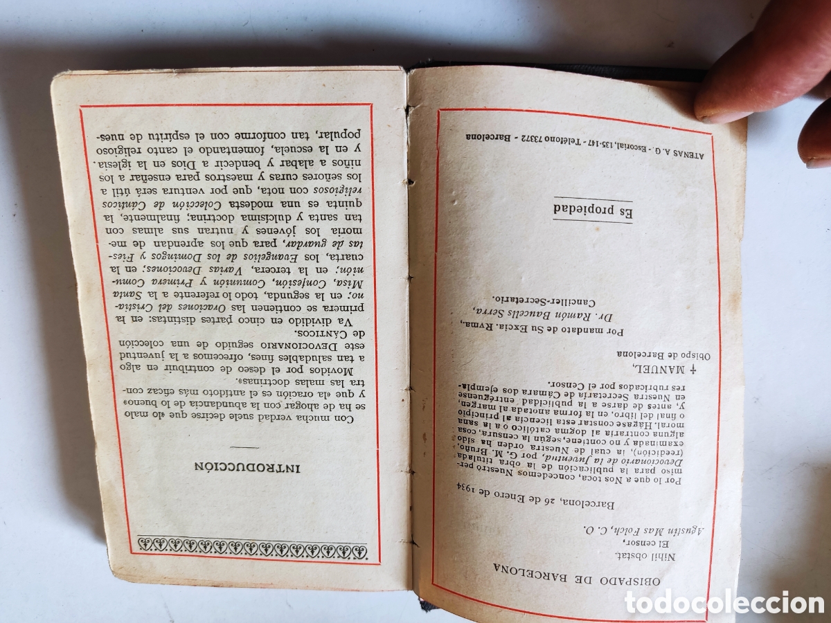 Libros antiguos: Devocionario antiguo 1934 - Foto 4
