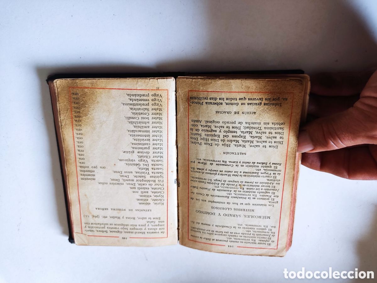 Libros antiguos: Devocionario antiguo 1934 - Foto 8