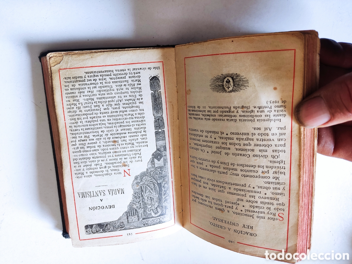 Libros antiguos: Devocionario antiguo 1934 - Foto 9