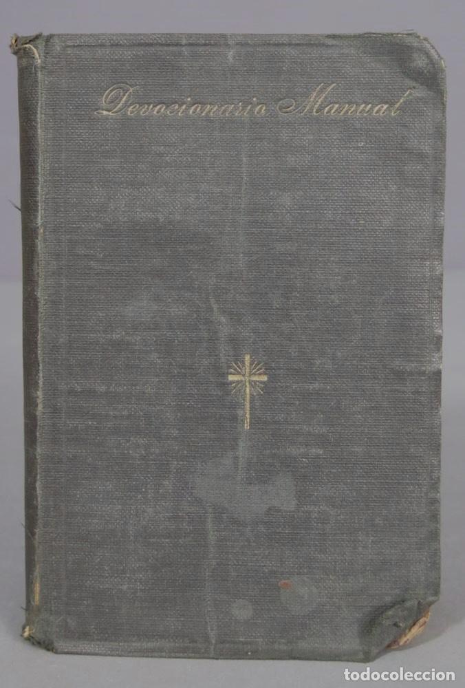 Libros antiguos: Devocionario manual. 1928 - Foto 1